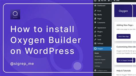 Wordpress Oxygen Theme Tutorial YouTube
