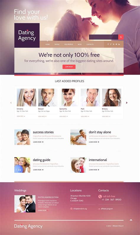 Wordpress Theme Template 49677 Dating Dating Sites Dating Websites Wordpress Theme Responsive