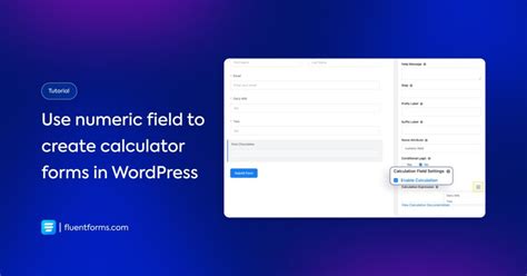Wordpress create a calculator.  These let you easily create different calculators on your WordP...