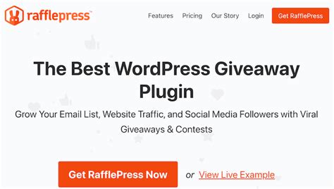 Wordpress widgets.  RafflePress is the best WordPress giveaway / contest plugin. 1 wit...