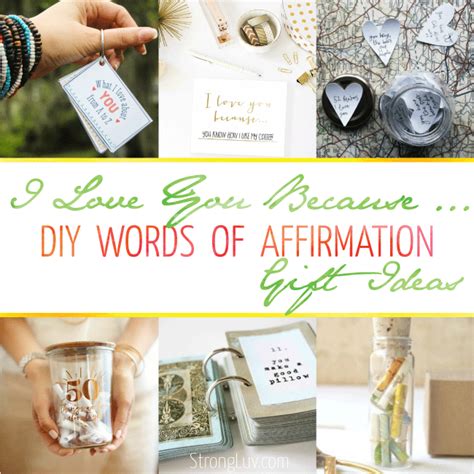 Words Of Affirmation Gifts