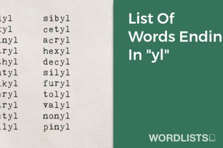 Words containing yl Words that contain yl - The Free …