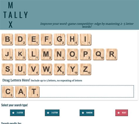 Words from letters WORDGENERATOR Scrabble Dictionary