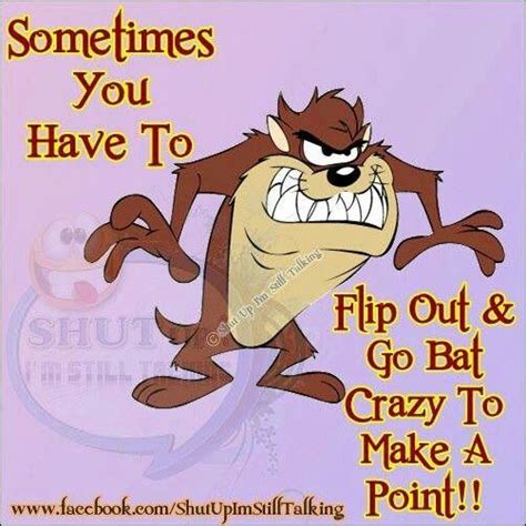 Words of wisdom from Taz. By Looney Tunes - Facebook