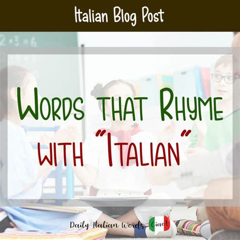 Words rhyming with Italia - Rhymes.com