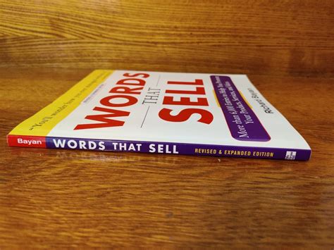 Read Words That Sell Revised And Expanded Edition  The Thesaurus To Help You Promote Your Products Services And Ideas By Richard Bayan