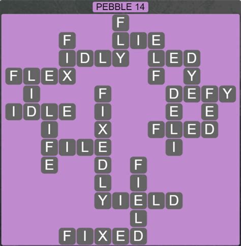 The Answers for Wordscapes Level 7278 from the Grace pack and M
