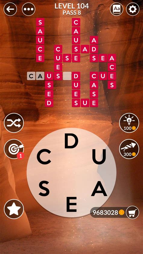 Wordscapes. Wordscapes is an addictive word puzzle 