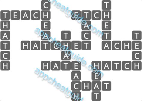THETA. 6 Letter Answers. THATCH. 7 Letter Answers. HATCHET.