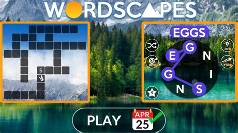 If you didn't find the answer, no worries here is the answer for Wordscapes Daily Puzzle Answers Today on April 25, 2023. LAST WORD: SINE BONUS WORDS: EGGS, GEN, GENS, GIGS, GINS, INNS, NINES.