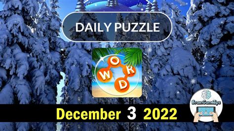 Wordscapes daily puzzle december 3 2022. Wordscapes December 17 2022. We have solved Wordscapes Daily Puzzle December 17 2022 for you and put the answers, screenshot, and walkthrough here. Hope you enjoy playing this fantastic game. Come back tomorrow for new daily puzzles. If the game is too difficult for you, don’t hesitate to ask questions in the comments. You can … 