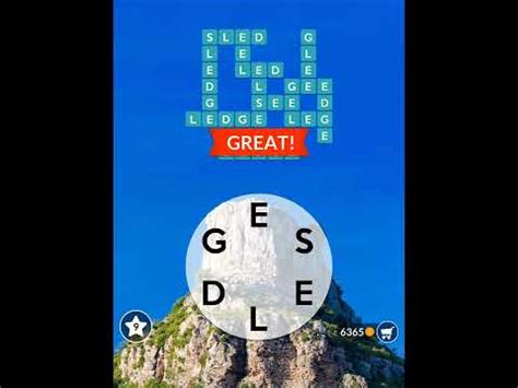 Wordscapes level 811 is in the Vast group, Ocean pack of le