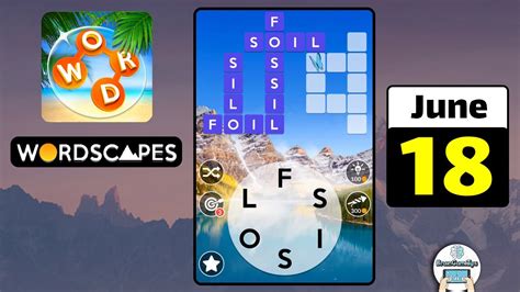 Wordscapes level 3208 is in the Chill group, Basin pack of level