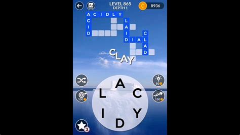 Wordscapes level 865. That’s why I decided to present the answers of Wordscapes level 871 with the following structure : Wordscapes level 871 Answers : 1. Placement of the answers : 2. Words that are accepted in this level ( Bonus Words ): YAWL 3. Answers of this level : ALLAY; ALLY; AWAY; HALL; HALLWAY; WALL; Navigate through the game guide topics : Previous ... 