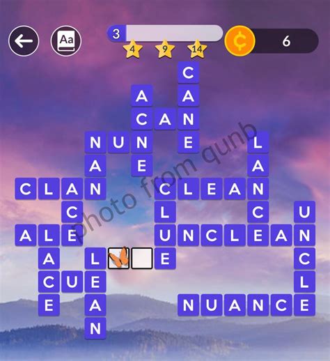 Wordscapes march 8 2023. Wordscapes Daily Puzzle March 8, 2023 Answers: The solution is quite difficult, we have been there like you, and we used our set of anagrammers to provide you the needed answer. ACE; ALE; CAN; CUE; NUN; NAN; ACNE; CANE; CLAN; CLUE; LACE; LANE; LEAN; CLEAN; LANCE; UNCLE; NUANCE; UNCLEAN 