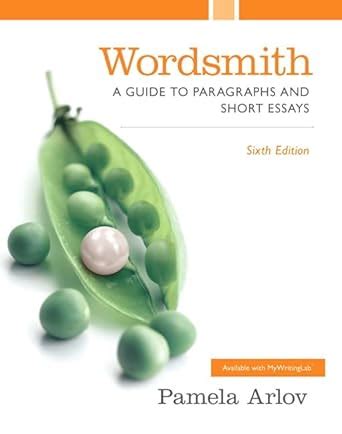 Wordsmith a guide to paragraphs and short essays 6th edition. - Manuel d'utilisation de l'imprimante marsh unicorn.