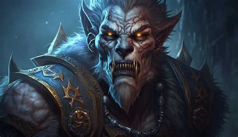 The worgen are a small community of cursed humans who, as a result of this curse, have a wolf form similar to a werewolf. Their wolf curse origin dates back to a time of night elven druids who were devout followers of the ancient wolf Goldrinn, or Lo'Gosh as tauren know him.. 