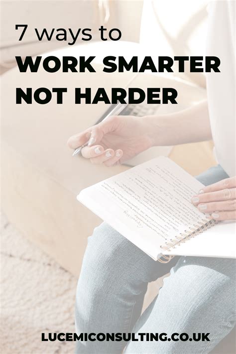 Work Smarter Not Harder with These 10 Simple Tips