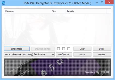 Work bin rif.  Also supports PSX and PSP pkg files for use with Adrenaline.  Utilit...