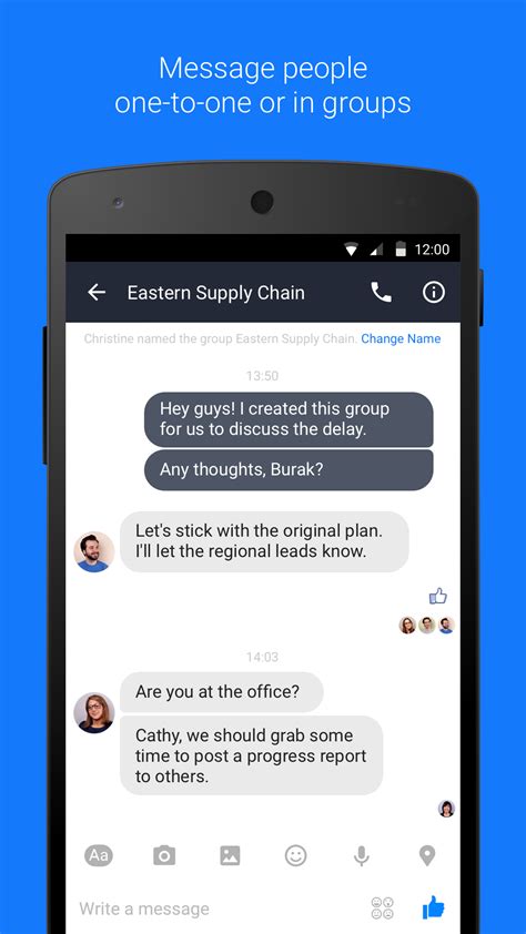 Work chat. The Workplace Chat app lets you keep in touch with your colleagues, wherever you are. Simply sign in to your existing account, or create one from scratch in the app itself. Using … 