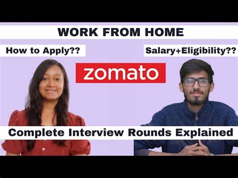 Work from home Zomato Job for Freshers Interview process Chat support Process Apply Online