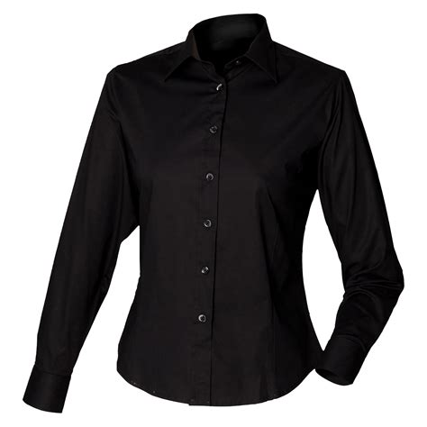 Work shirts for women. Classic Men's Long Sleeve Grandad Collar Shirt, Denim-Look Blue. £24.64. Classic Women's Long Sleeve Shirt with Button Down Collar, Denim-Look Blue. £24.64. EXTRA 10% OFF CLEARANCE USE CODE 'SPRING10' EXTRA 10% OFF CLEARANCE USE CODE 'SPRING10'. Classic Women's Puff Sleeve Mandarin Collar Shirt, Black. 