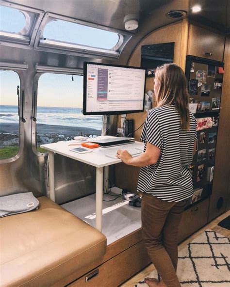 Work van camper.  Recreational vehicles have different RV workspace features...