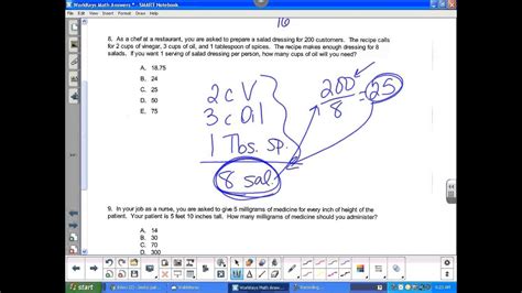 WorkKeys Math Answers YouTube