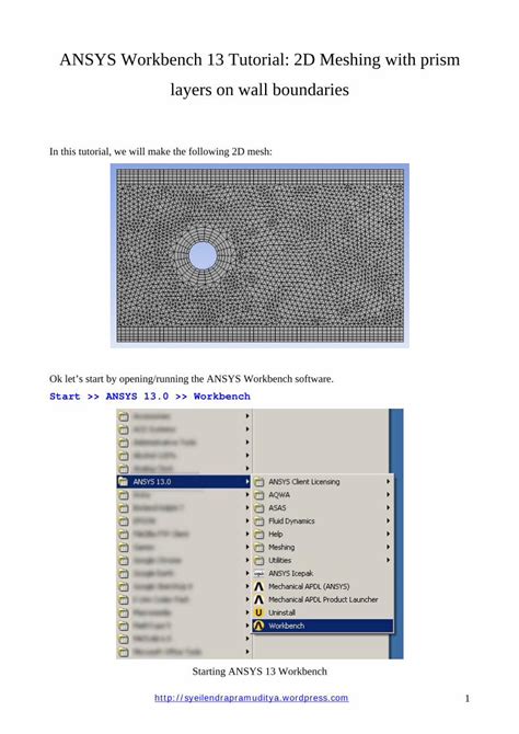 Workbench Tutorial Boundary Layer - Pennsylvania …