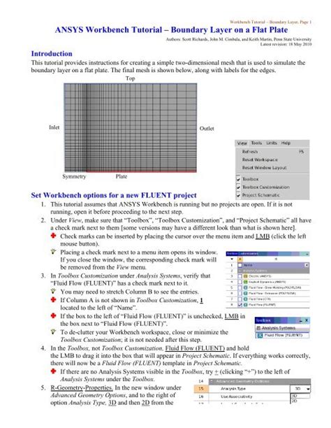 Workbench Tutorial Boundary Layer - Pennsylvania State …