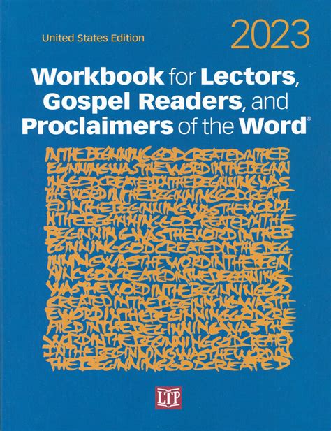 Workbook For Lectors 2023