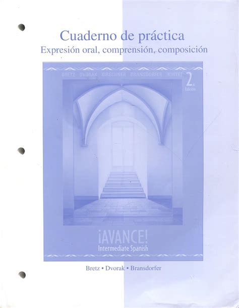 Workbook laboratory manual to accompany avance intermediate spanish. - Howard hr 20 manuale delle parti.
