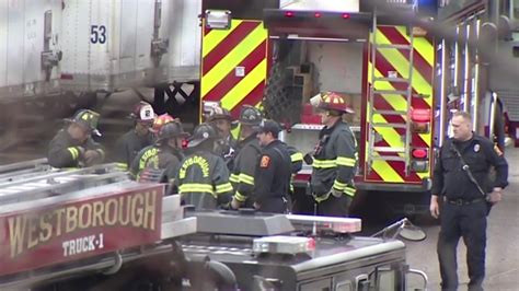 Worker killed in Westborough after trailer collapses onto victim