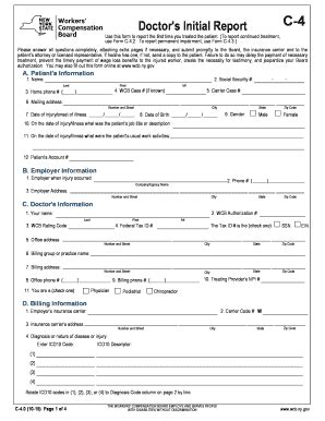 Workers Compensation C 4 Form – Fill Out and Use This PDF - FormsPal