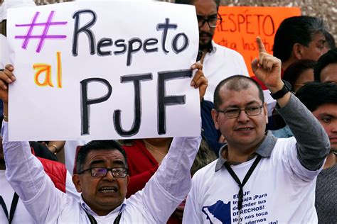 Workers at Mexico’s federal courts kick off 4-day strike over president’s planned budget cuts