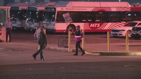 Workers strike could impact MTS routes