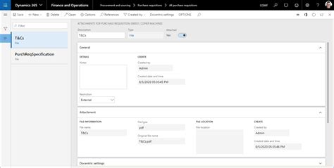 Workflow email notification in d365fo.  Click on new button to create a new email templ...