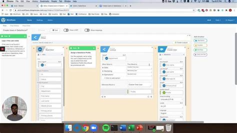 Workflows Template Create Users in Salesforce Okta