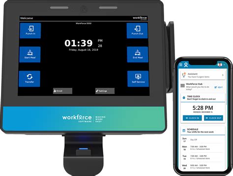 Workforce clock in. ... workforce informed and engaged from anywhere ... Win back time with our employee time clock app ... With Connecteam's Time Clock, you can set up time tracking per ... 