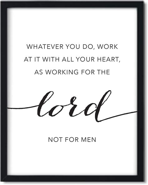 Working For The Lord