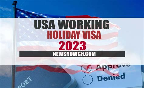 Working Holiday Visa in the USA Working Holiday Visa