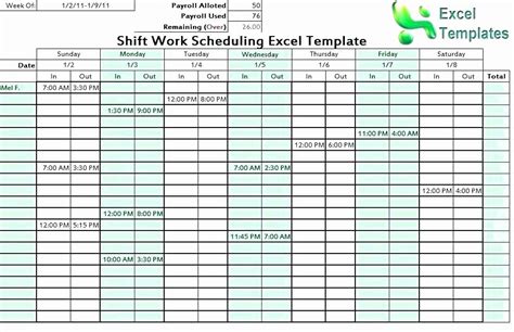 Working Out 24/7Shift Patterns In Excel Dupont Shift Schedule Eddie