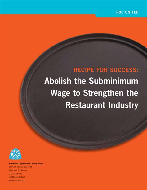 Working Strategies: In defense of the subminimum wage