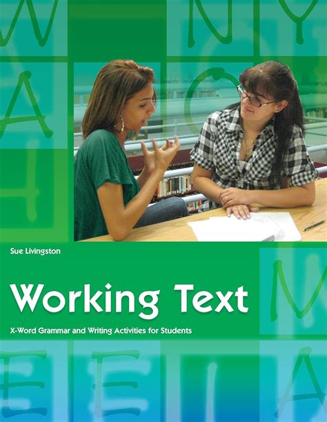 Working Text X Word Grammar And Writing Activities For Students