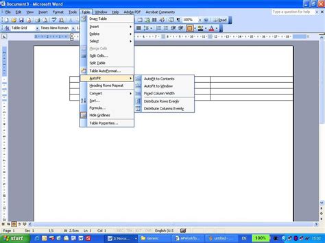 Working With Tables in Microsoft Word for Beginners