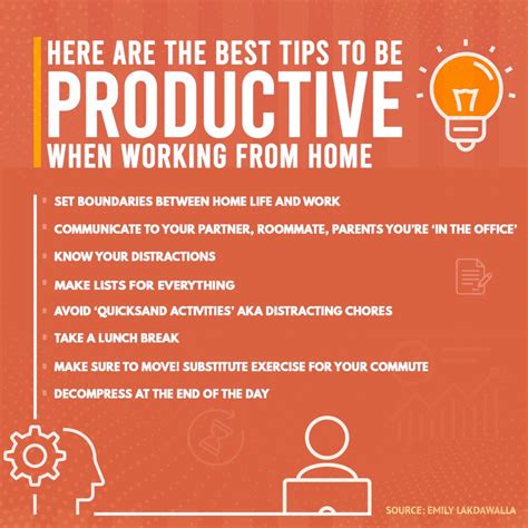Working from home tips. 