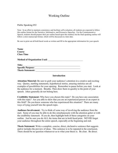 While a well-crafted outline using parallel structure looks nice, its most important function is to help you write. Maintaining a consistent style and format is less important than using the elements most helpful to you. Research outline example 1. The example below provides a basic template for five-paragraph research papers. I. Introduction