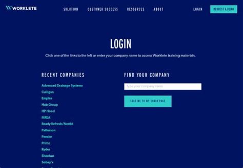 Worklete login. Your Gateway to Supply Chain Control. If you already have an account, please login. Our Internet portal uses global logistics technology to provide our customers and business … 