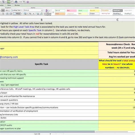 Workload Analysis Excel Template Shooters Journal