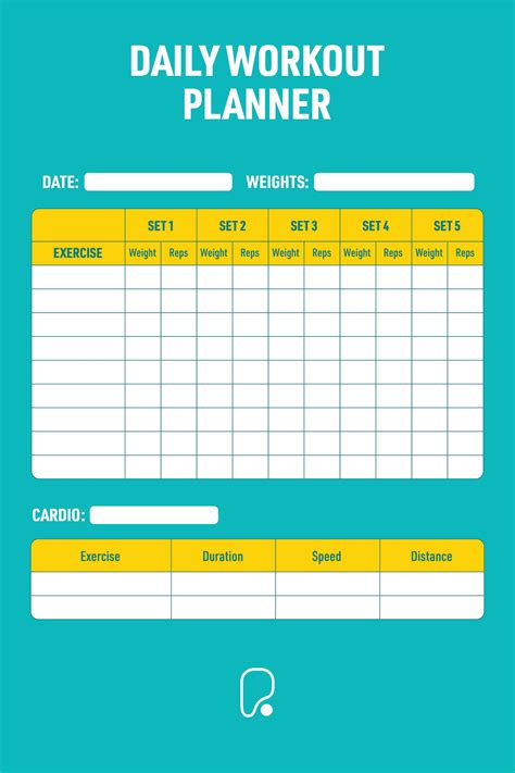 Workout Program Design Template for Build Muscle Fitness and Workout